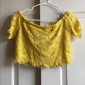 Yellow Crop Top